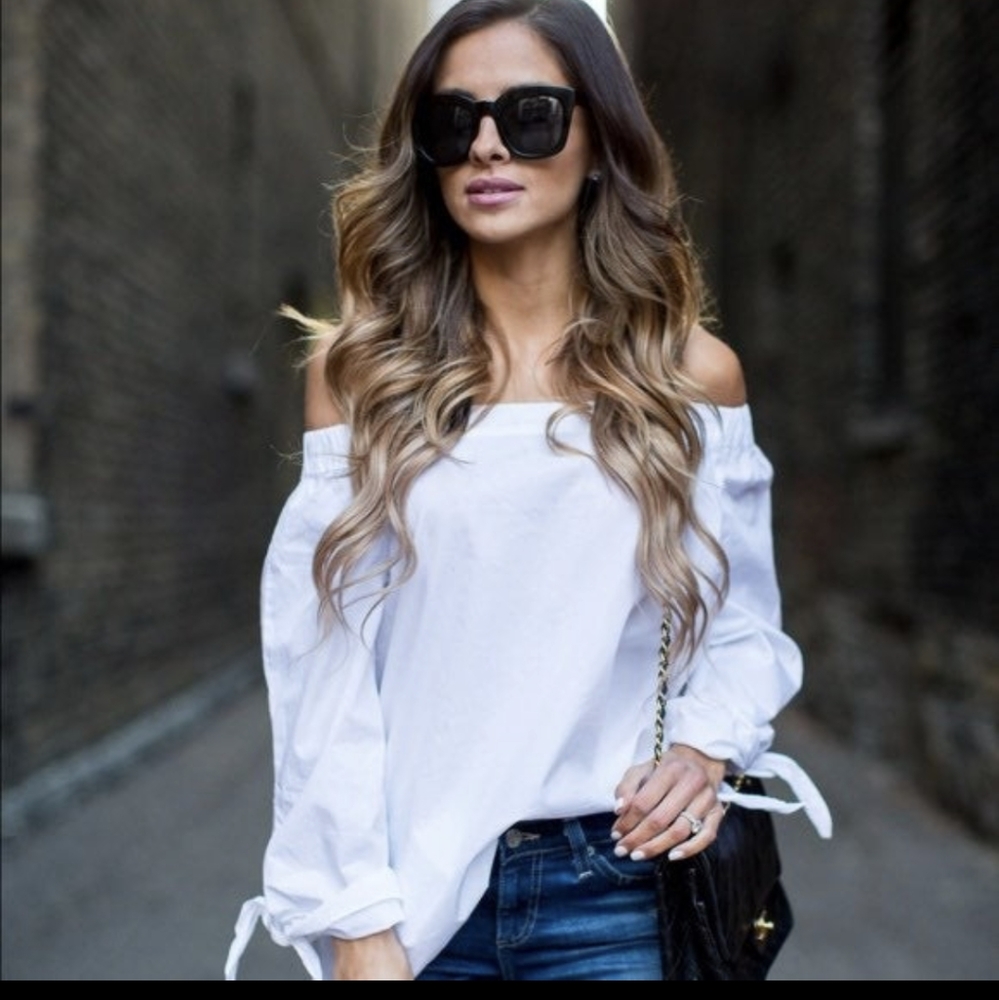 Free People Show Some Shoulder Top XS